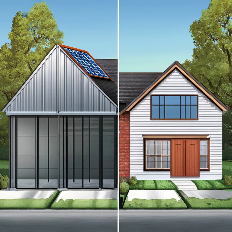 Container House vs Traditional House