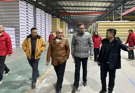 The Arab Federation of Import and Export Commerce visited Hebei Jiacheng Integrated Housing Co.