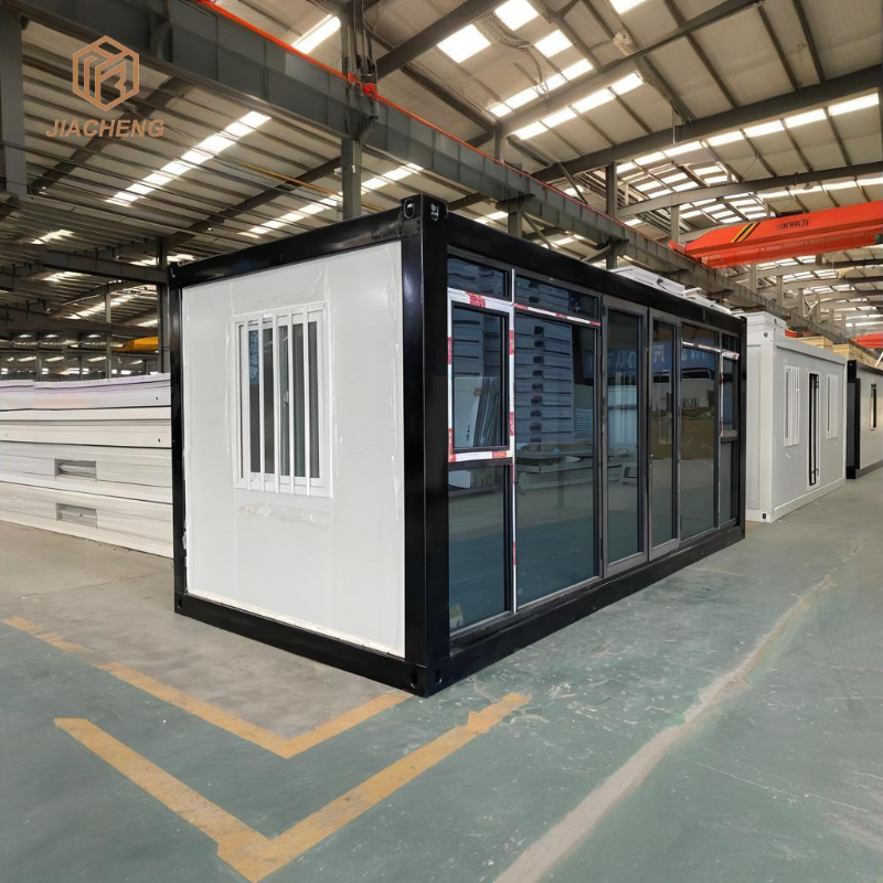 Glass Wall Packaged Container House