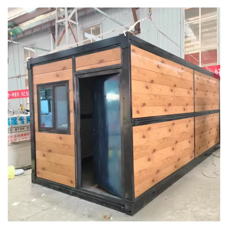 Imitation Wood Grain Light Steel Structure Folding House