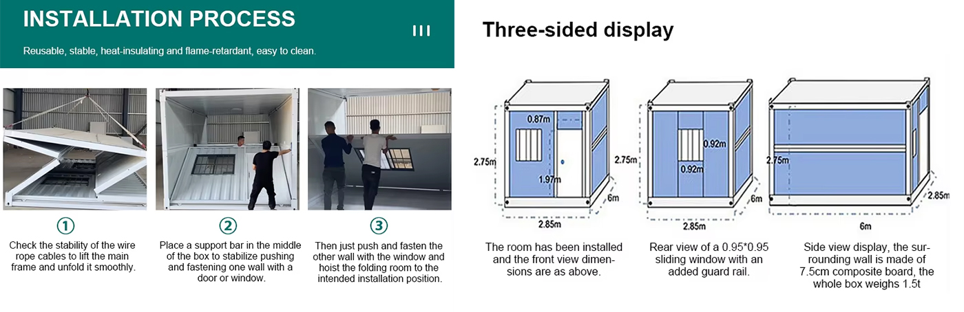 Folding houses